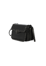 MEDIUM ROLLING ROCKSTUD FLAP BAG