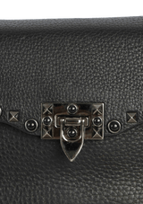 MEDIUM ROLLING ROCKSTUD FLAP BAG