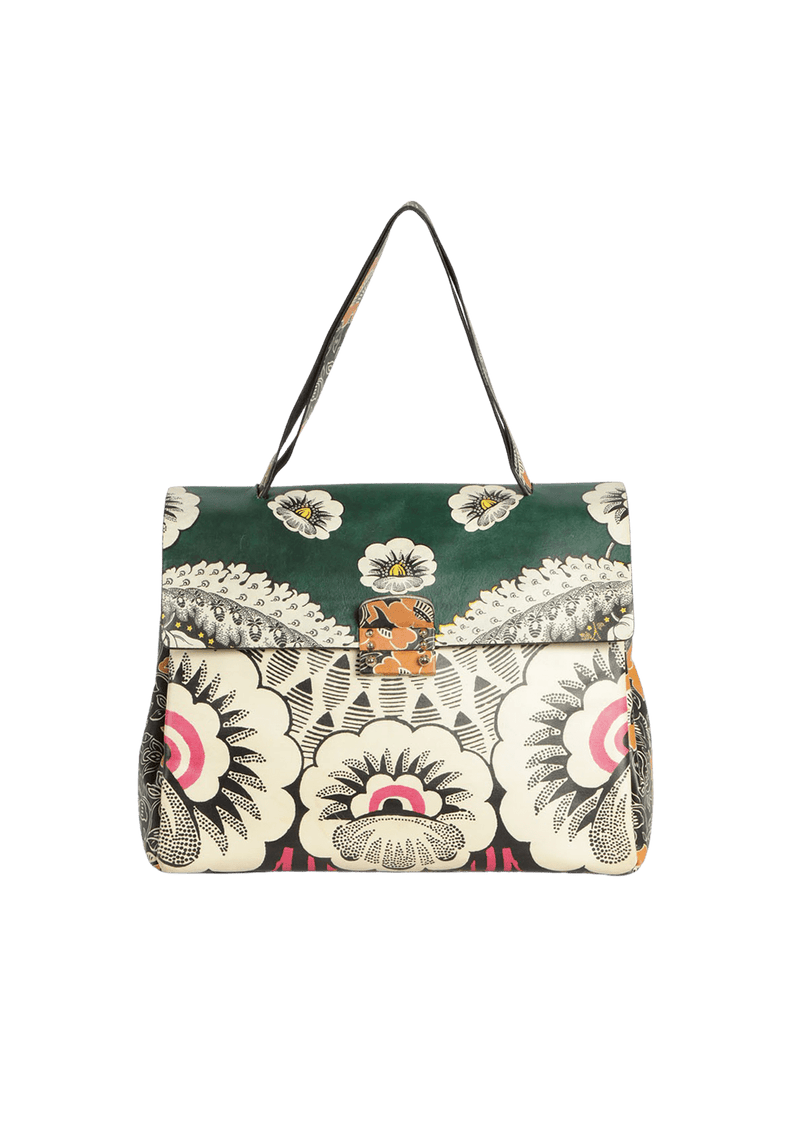 MIME FLORAL TOP HANDLE BAG