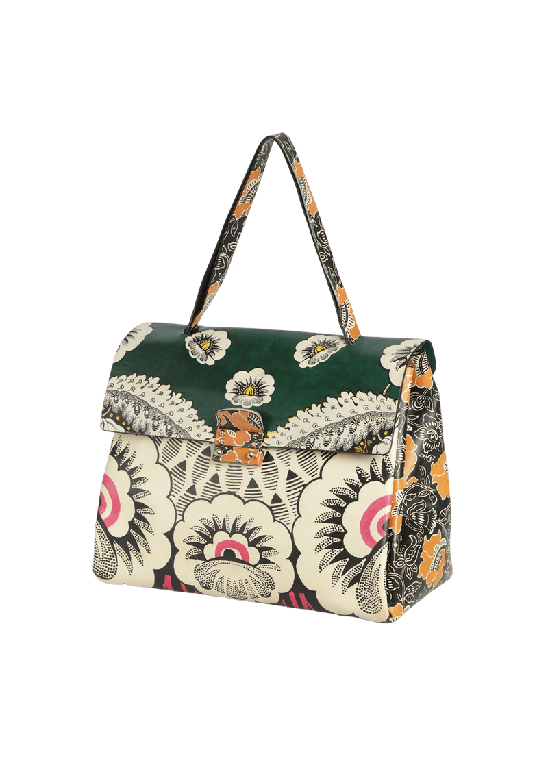 MIME FLORAL TOP HANDLE BAG