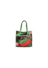 MINI ROCKSTUD CAMOUFLAGE TOTE BAG