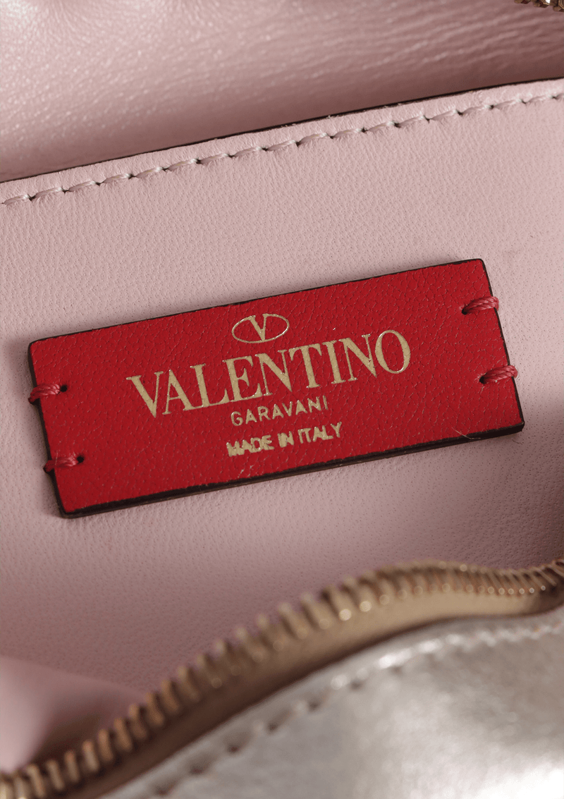BOLSA VALENTINO ROCKSTUD CAMERA BAG DOURADO ORIGINAL \u2013 Gringa
