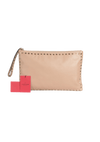 ROCKSTUD LEATHER POUCH