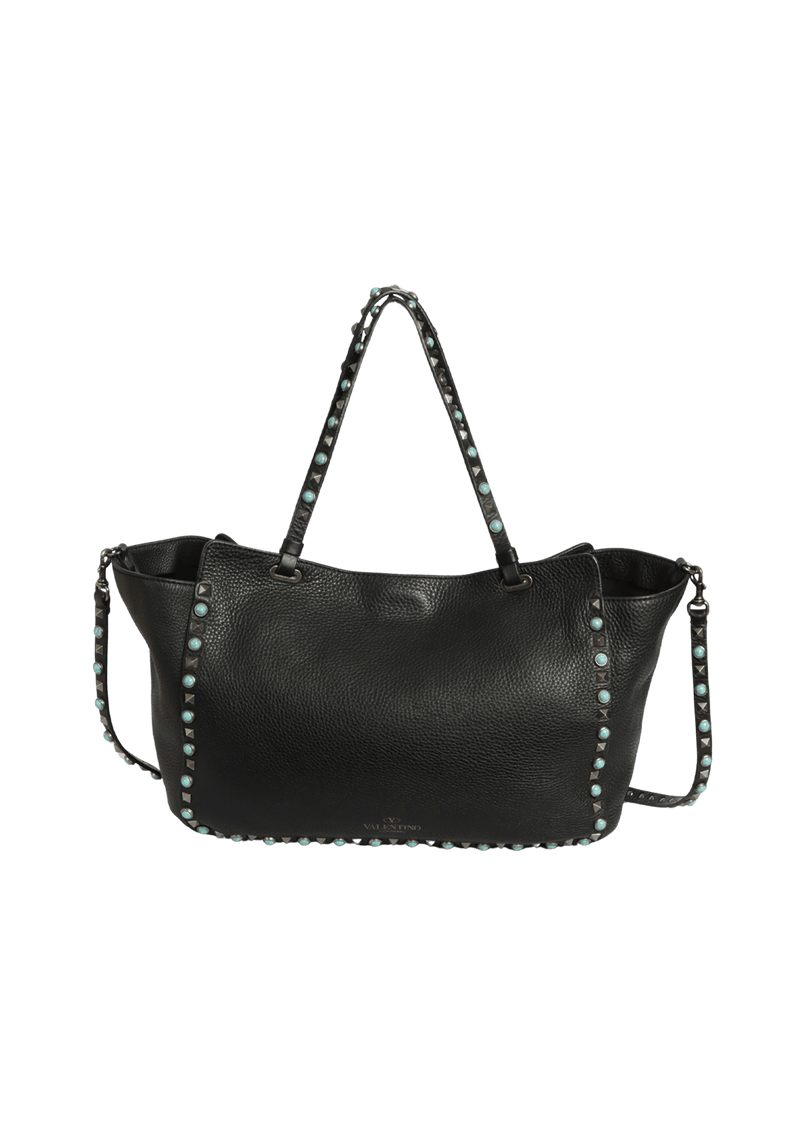 ROCKSTUD ROLLING TOTE BAG