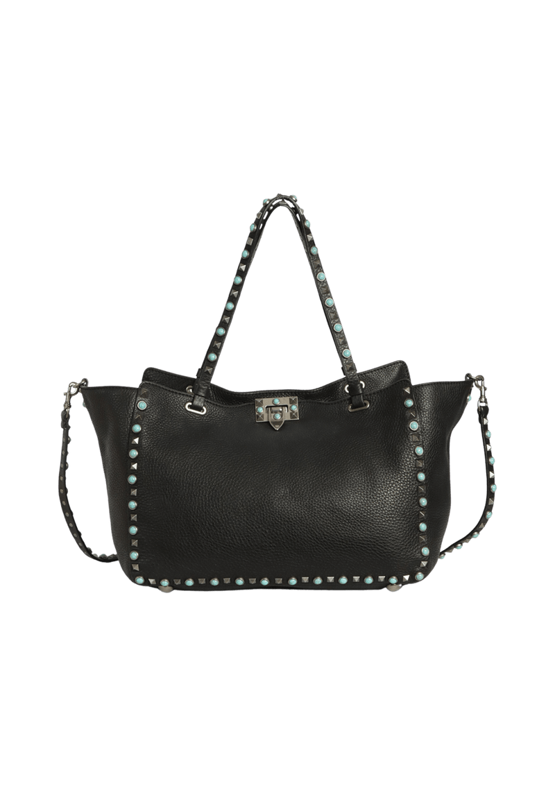 ROCKSTUD ROLLING TOTE BAG