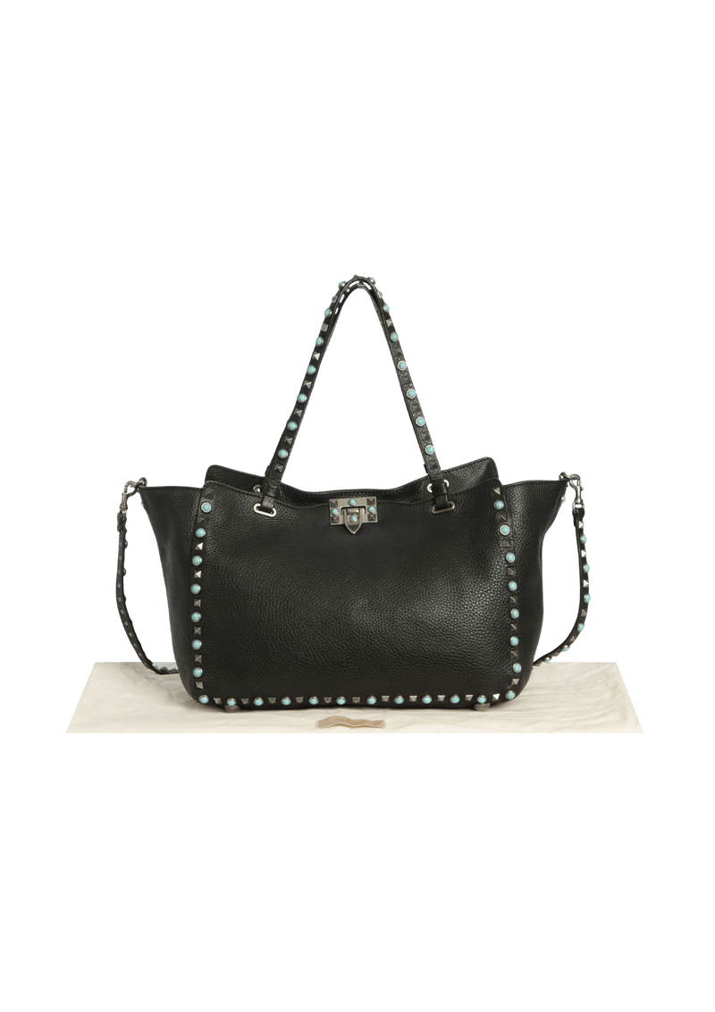 ROCKSTUD ROLLING TOTE BAG