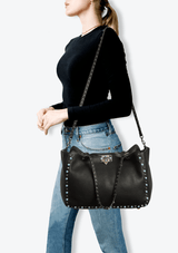 ROCKSTUD ROLLING TOTE BAG