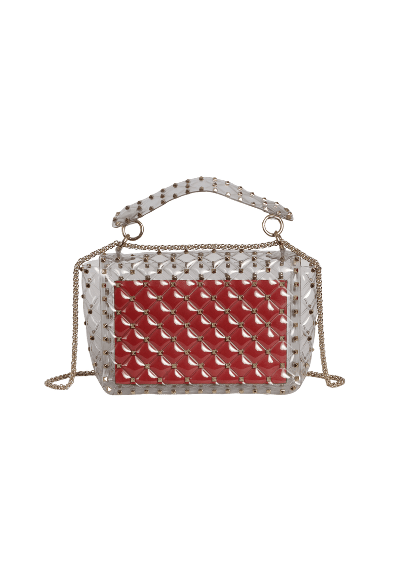 ROCKSTUD SPIKE PVC BAG