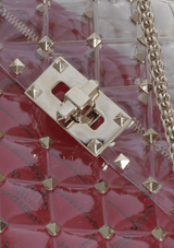 ROCKSTUD SPIKE PVC BAG