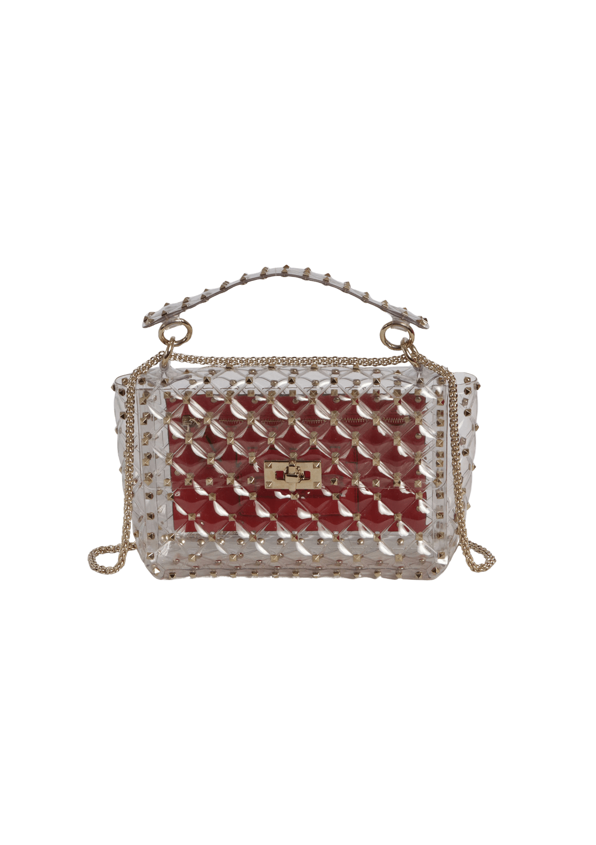ROCKSTUD SPIKE PVC BAG