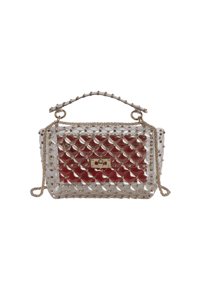 ROCKSTUD SPIKE PVC BAG