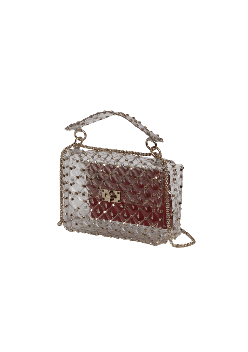 ROCKSTUD SPIKE PVC BAG