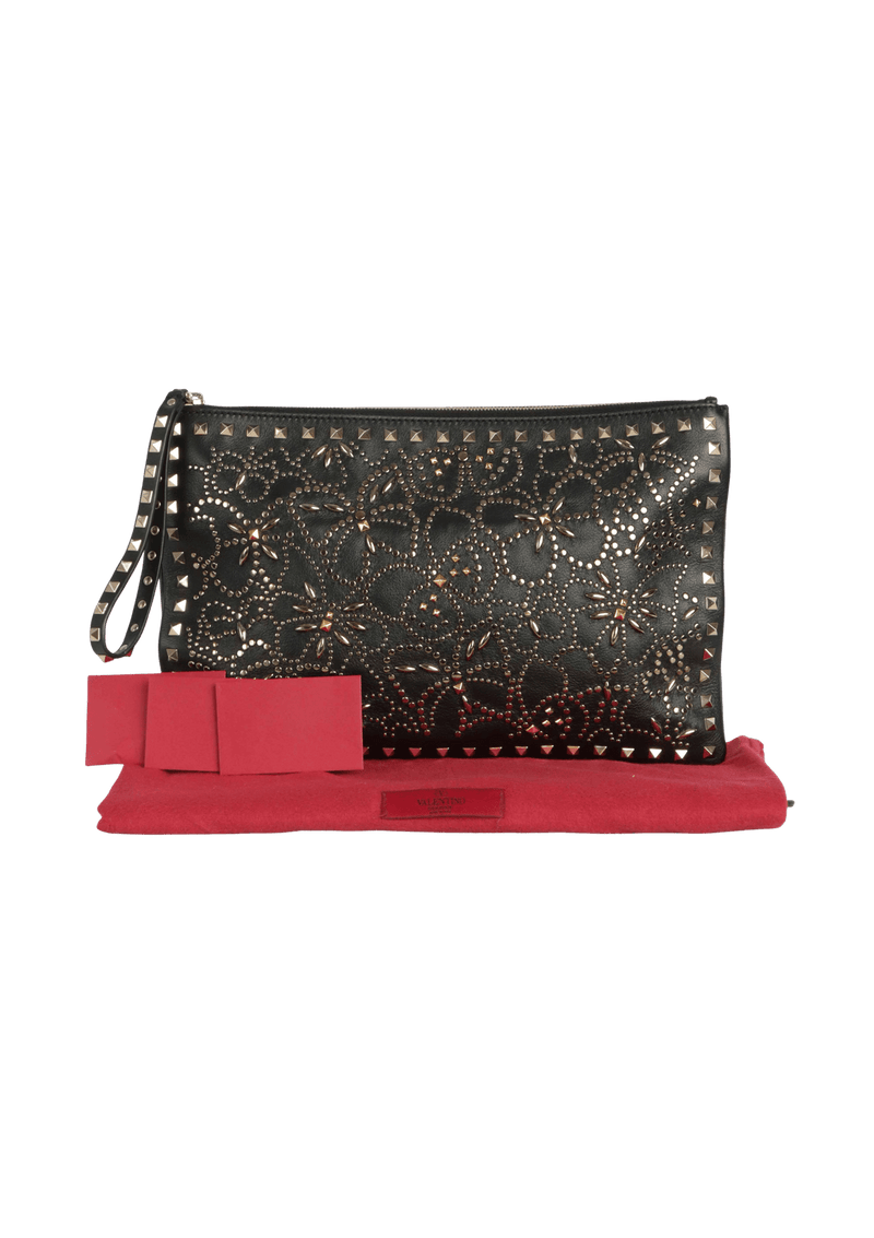 Valentino sales rockstud wristlet