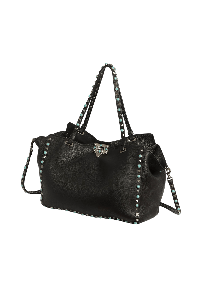 ROLLING ROCKSTUD TOTE