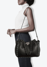 ROLLING ROCKSTUD TOTE