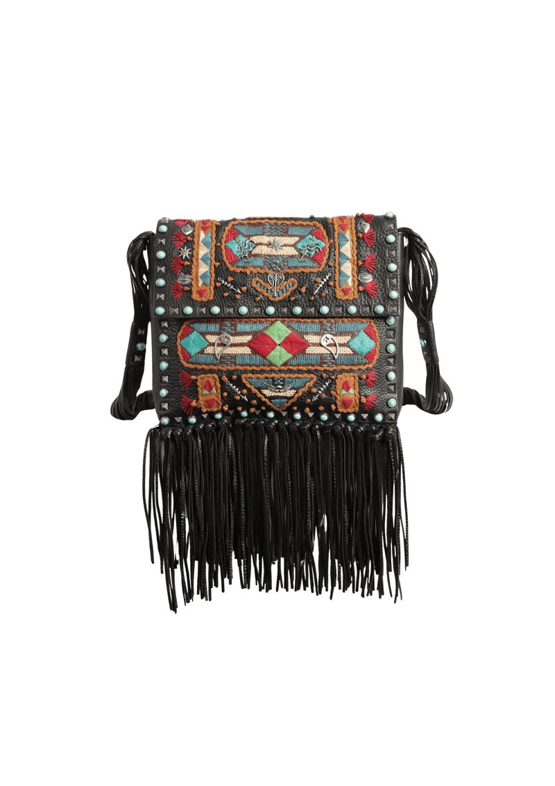 SANTERIA FRINGE CROSSBODY BAG