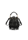 EMMANUELLE FRINGE BUCKET BAG