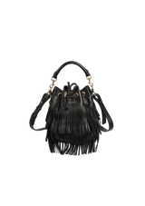 EMMANUELLE FRINGE BUCKET BAG