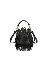 EMMANUELLE FRINGE BUCKET BAG