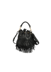 EMMANUELLE FRINGE BUCKET BAG