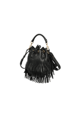 Saint laurent emmanuelle fringed bucket online bag