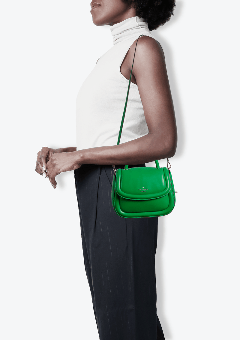 PUFFY TOP SATCHEL BAG