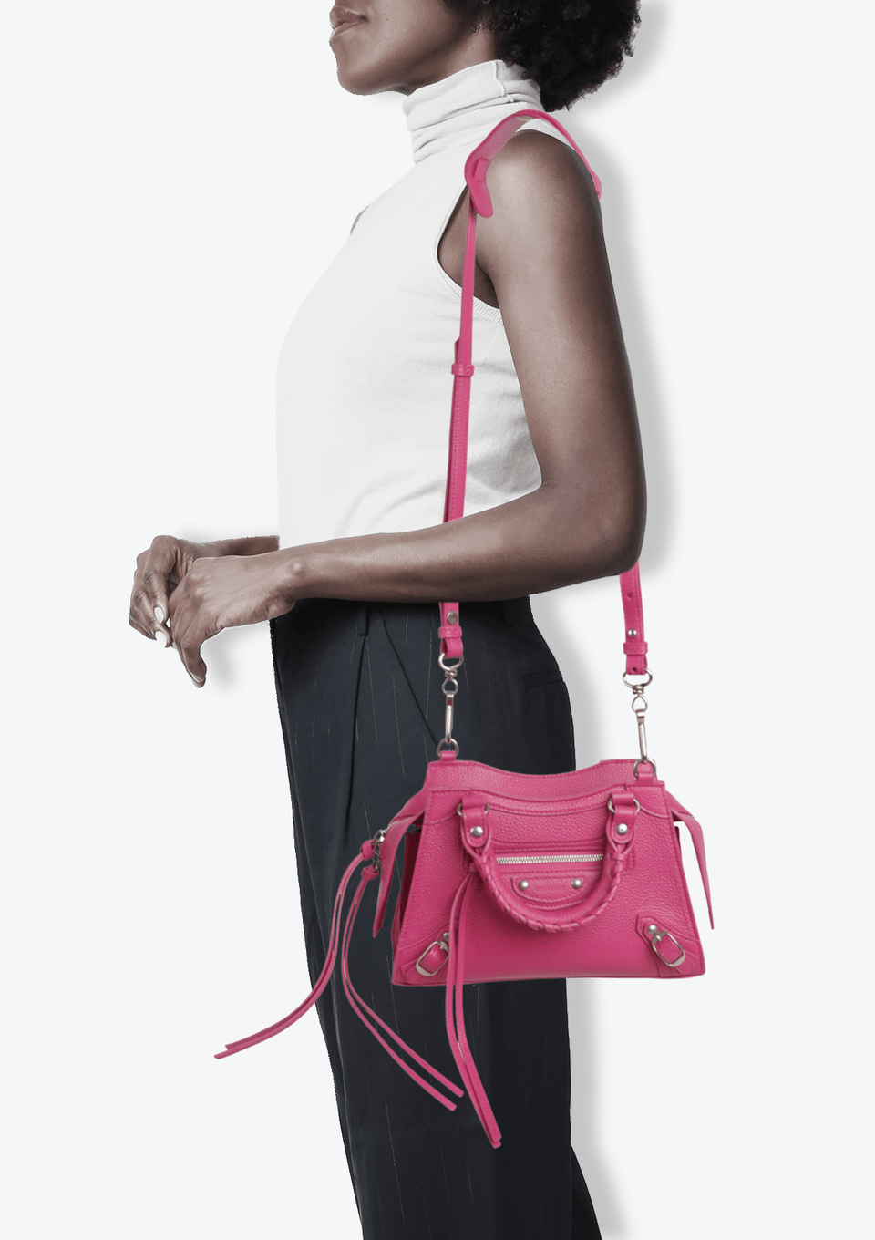 BOLSAS BALENCIAGA NEO CLASSIC MINI ROSA ORIGINAL – Gringa BOLSAS BALENCIAGA NEO CLASSIC MINI ROSA ORIGINAL – Gringa
