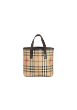 HAYMARKET CHECK TOTE