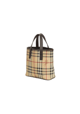 HAYMARKET CHECK TOTE