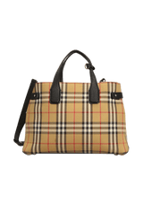 HAYMARKET CHECK TOTE