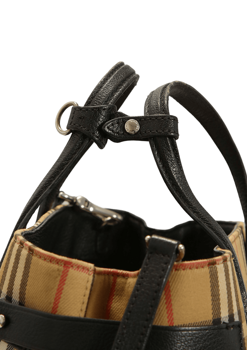 HAYMARKET CHECK TOTE