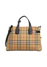 HAYMARKET CHECK TOTE