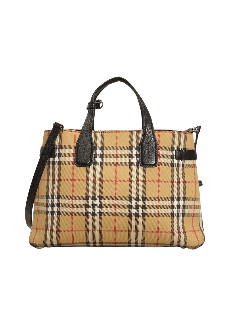 HAYMARKET CHECK TOTE