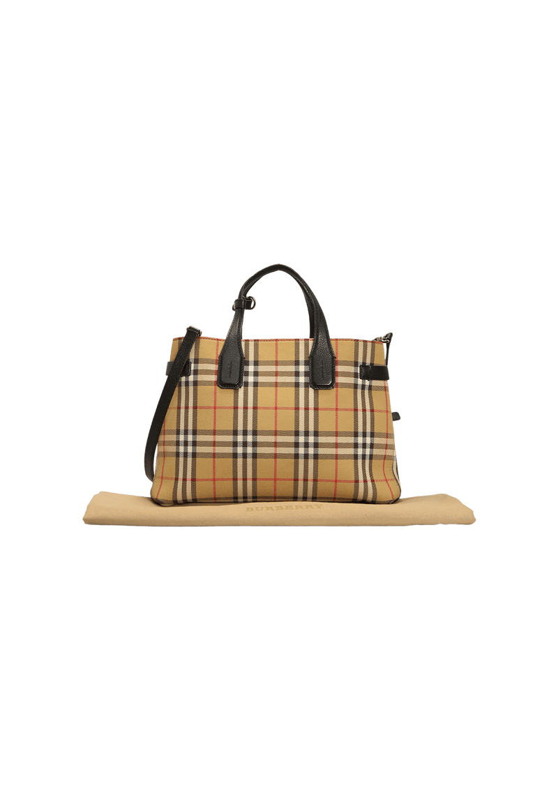 HAYMARKET CHECK TOTE