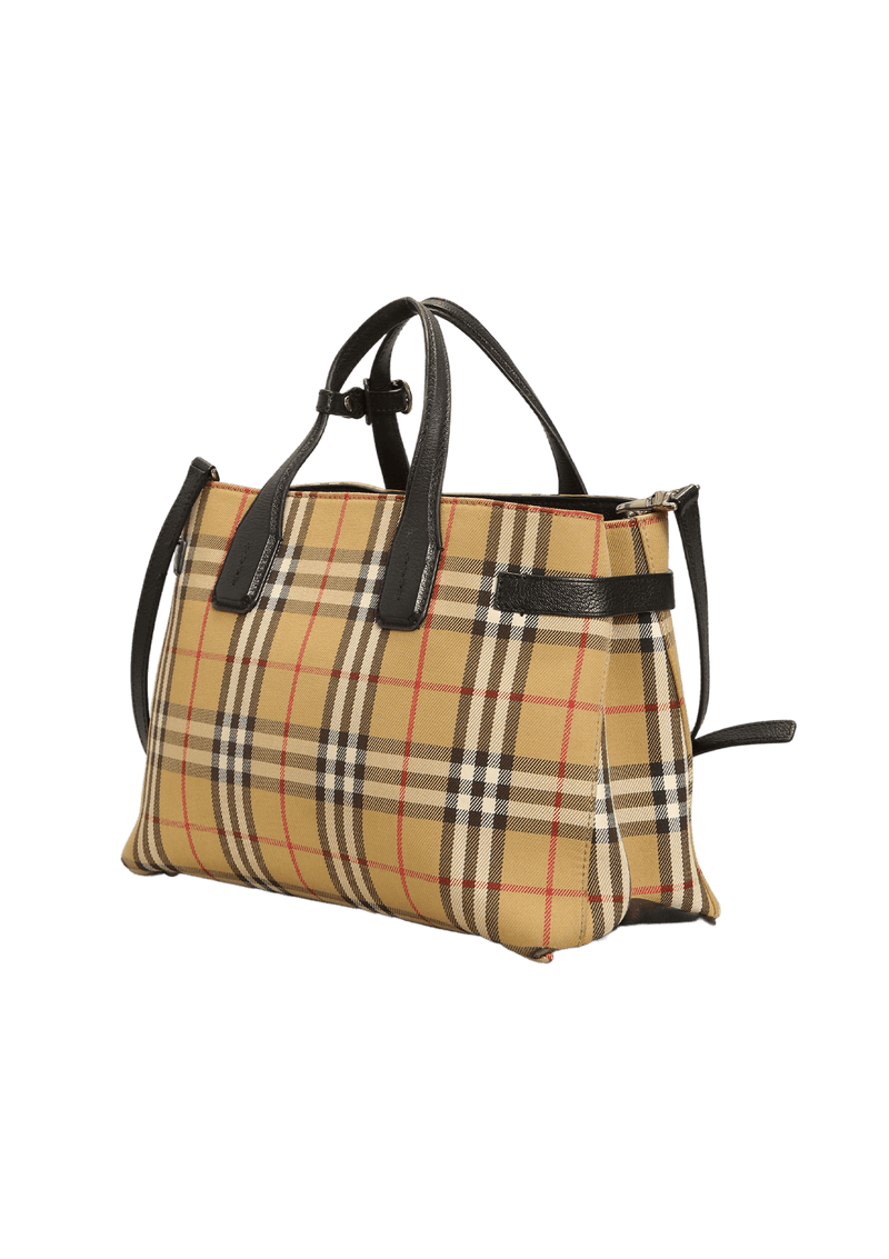 HAYMARKET CHECK TOTE