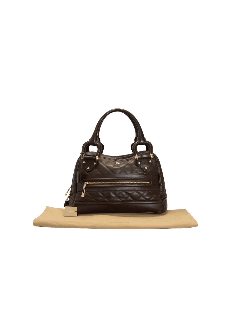 LEATHER HANDLE BAG