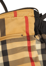 NYLON HOUSE CHECK BUCKLEIGH TOTE