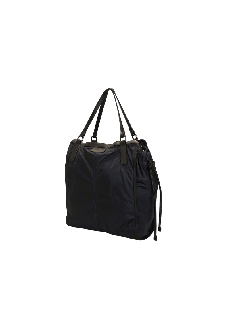 NYLON HOUSE CHECK BUCKLEIGH TOTE