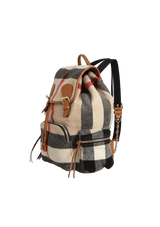 WOOL MEGA CHECK RUCKSACK BACKPACK