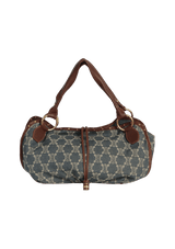 DENIM MACADAM SHOULDER BAG