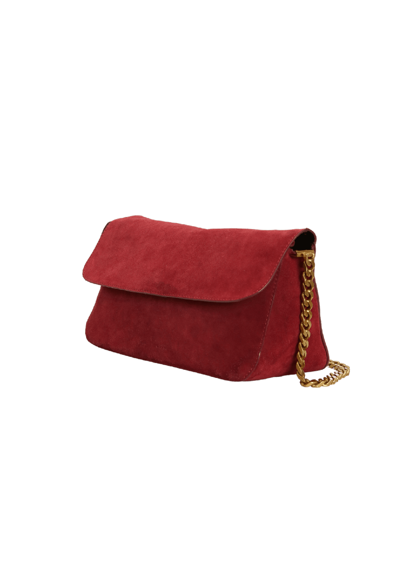 BOLSAS CELINE SUEDE GOURMETTE BAG VINHO ORIGINAL Gringa