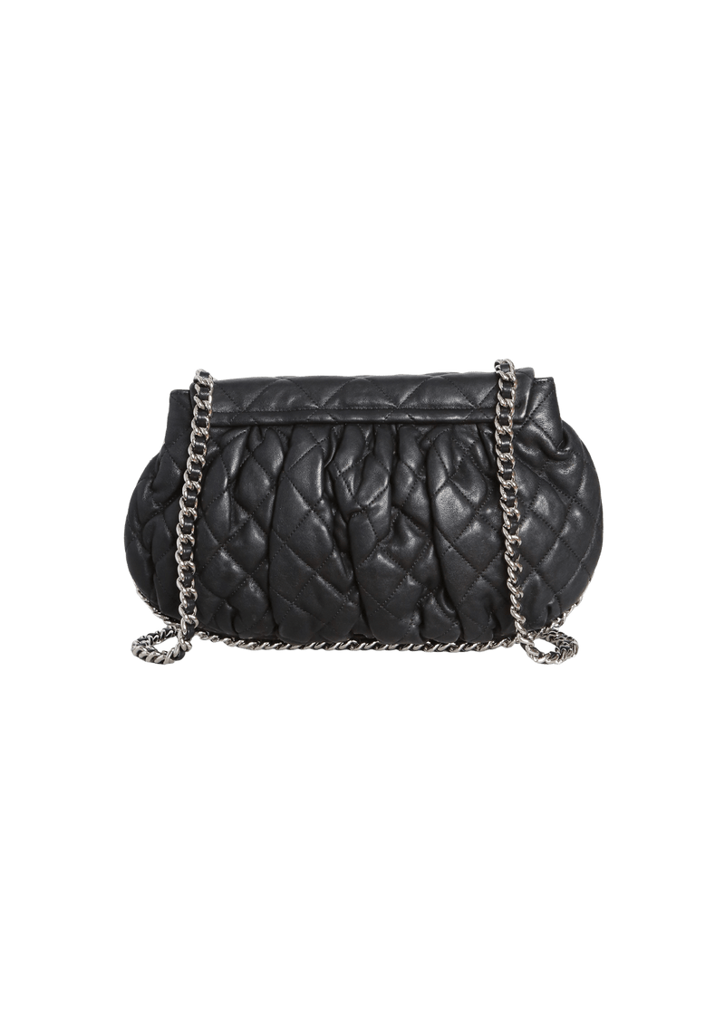 CHAIN AROUND FLAP BAG