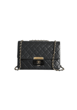 LARGE BEAUTY LOCK FLAP BAG