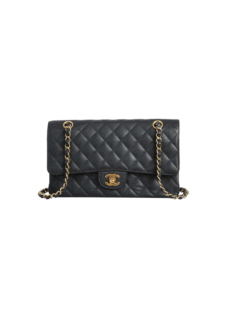 MEDIUM CLASSIC DOUBLE FLAP BAG CAVIAR