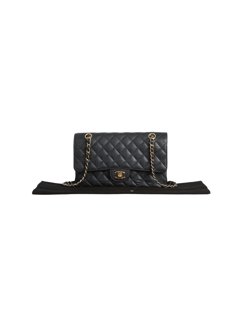 MEDIUM CLASSIC DOUBLE FLAP BAG CAVIAR