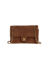 MEDIUM CLASSIC DOUBLE FLAP SUEDE
