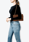 MEDIUM CLASSIC DOUBLE FLAP SUEDE