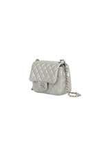 MINI SQUARE CLASSIC SINGLE FLAP LAMBSKIN