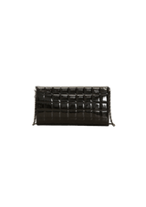 PATENT CHOCOLATE BAR CLUTCH