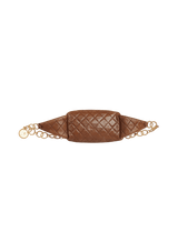 QUILTED CHAIN BELT BAG